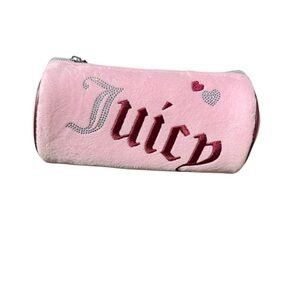 NWT Pink Juicy Couture Barrel Travel Cosmetic Bag, Brand New with Tag